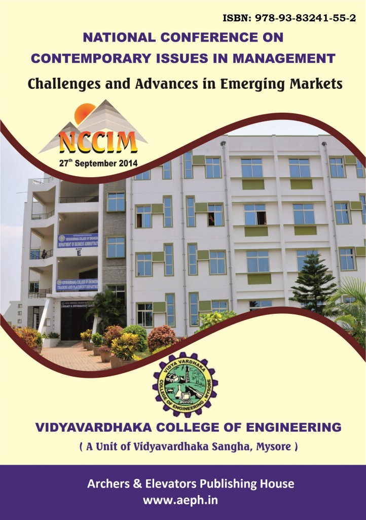 Book Cover: Contemporary Issues in Management - Challenges and Advances in Emerging Markets